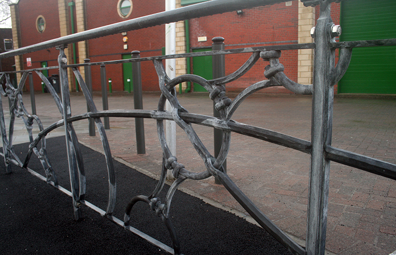 Ebbw Vale railings Phoenix Forge